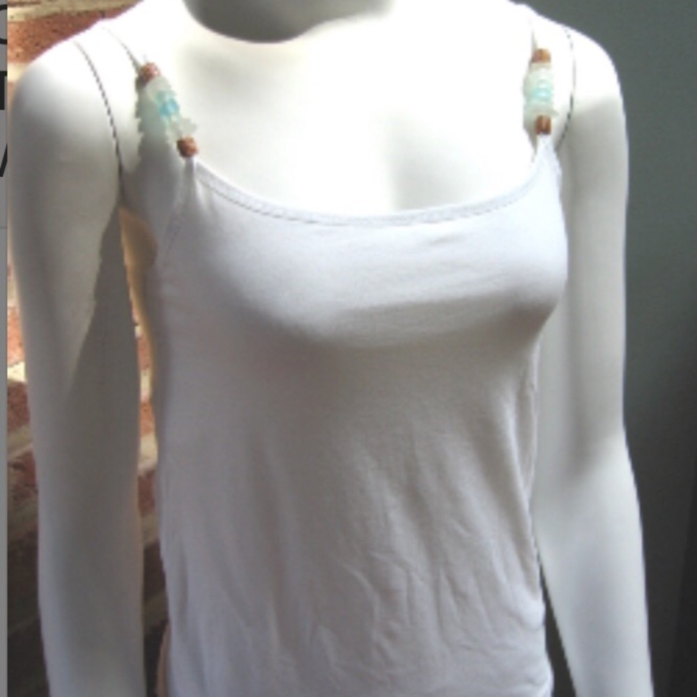 White Sea Glass Tank Top